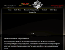 Tablet Screenshot of frontrowtransportation.com
